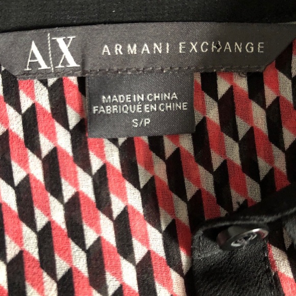 A/X Armani Exchanged Button-up Blouse Size S - Picture 2 of 10